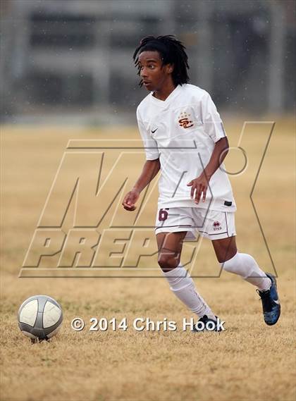 Thumbnail 2 in Tucson High Magnet School vs. Salpointe Catholic (Chris Maier Tournament - Semi Final Game) photogallery.