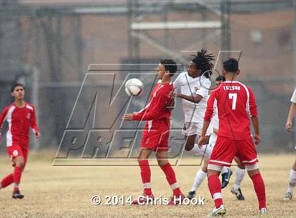 Thumbnail 2 in Tucson High Magnet School vs. Salpointe Catholic (Chris Maier Tournament - Semi Final Game) photogallery.