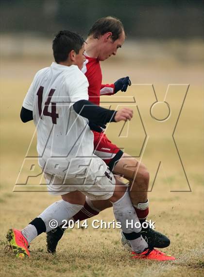 Thumbnail 2 in Tucson High Magnet School vs. Salpointe Catholic (Chris Maier Tournament - Semi Final Game) photogallery.