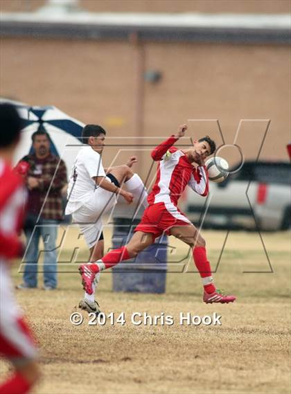 Thumbnail 2 in Tucson High Magnet School vs. Salpointe Catholic (Chris Maier Tournament - Semi Final Game) photogallery.