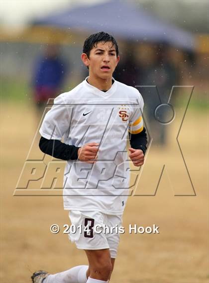 Thumbnail 3 in Tucson High Magnet School vs. Salpointe Catholic (Chris Maier Tournament - Semi Final Game) photogallery.