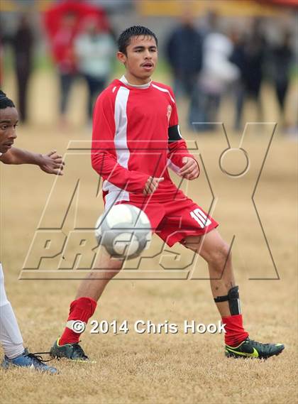 Thumbnail 3 in Tucson High Magnet School vs. Salpointe Catholic (Chris Maier Tournament - Semi Final Game) photogallery.