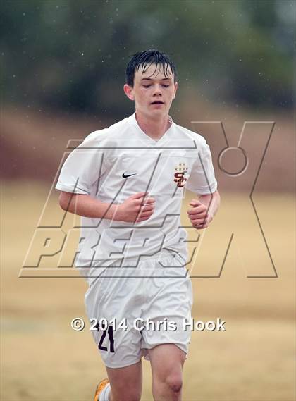 Thumbnail 2 in Tucson High Magnet School vs. Salpointe Catholic (Chris Maier Tournament - Semi Final Game) photogallery.