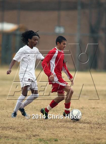 Thumbnail 1 in Tucson High Magnet School vs. Salpointe Catholic (Chris Maier Tournament - Semi Final Game) photogallery.