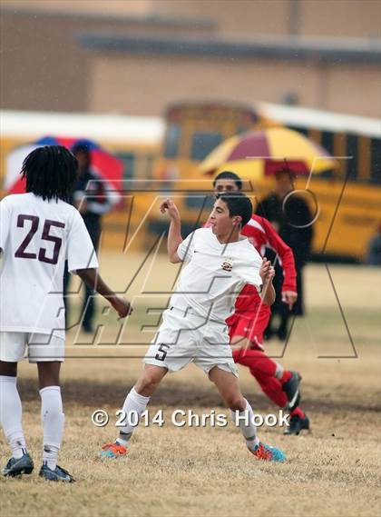 Thumbnail 1 in Tucson High Magnet School vs. Salpointe Catholic (Chris Maier Tournament - Semi Final Game) photogallery.
