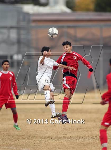 Thumbnail 1 in Tucson High Magnet School vs. Salpointe Catholic (Chris Maier Tournament - Semi Final Game) photogallery.