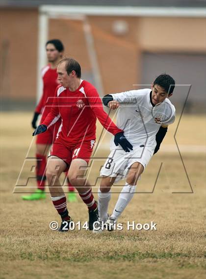 Thumbnail 2 in Tucson High Magnet School vs. Salpointe Catholic (Chris Maier Tournament - Semi Final Game) photogallery.