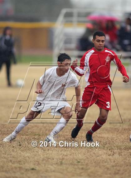 Thumbnail 3 in Tucson High Magnet School vs. Salpointe Catholic (Chris Maier Tournament - Semi Final Game) photogallery.