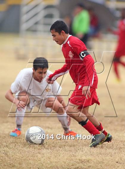 Thumbnail 3 in Tucson High Magnet School vs. Salpointe Catholic (Chris Maier Tournament - Semi Final Game) photogallery.