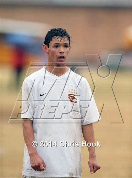 Thumbnail 1 in Tucson High Magnet School vs. Salpointe Catholic (Chris Maier Tournament - Semi Final Game) photogallery.