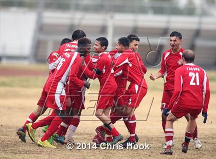 Thumbnail 3 in Tucson High Magnet School vs. Salpointe Catholic (Chris Maier Tournament - Semi Final Game) photogallery.