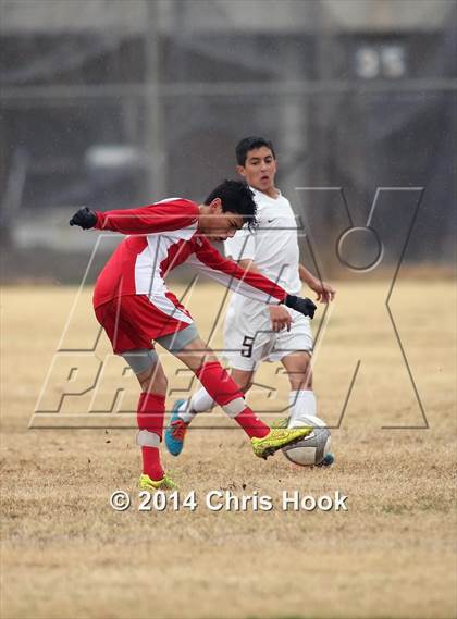 Thumbnail 3 in Tucson High Magnet School vs. Salpointe Catholic (Chris Maier Tournament - Semi Final Game) photogallery.