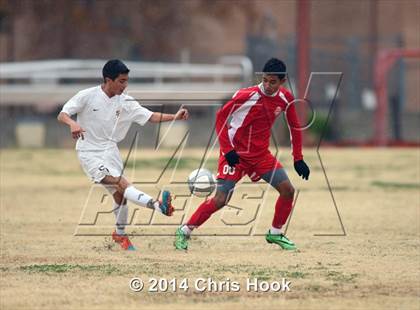 Thumbnail 3 in Tucson High Magnet School vs. Salpointe Catholic (Chris Maier Tournament - Semi Final Game) photogallery.