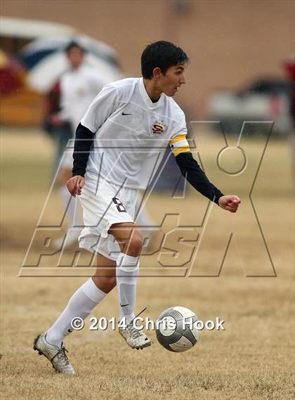 Thumbnail 3 in Tucson High Magnet School vs. Salpointe Catholic (Chris Maier Tournament - Semi Final Game) photogallery.