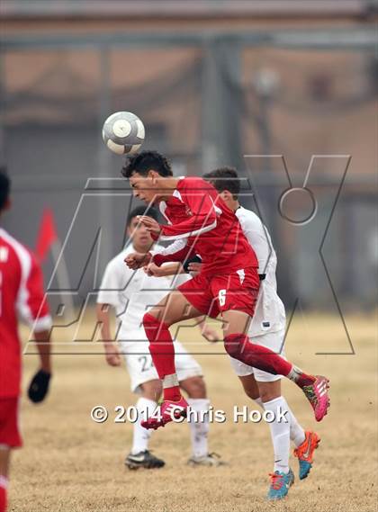 Thumbnail 3 in Tucson High Magnet School vs. Salpointe Catholic (Chris Maier Tournament - Semi Final Game) photogallery.