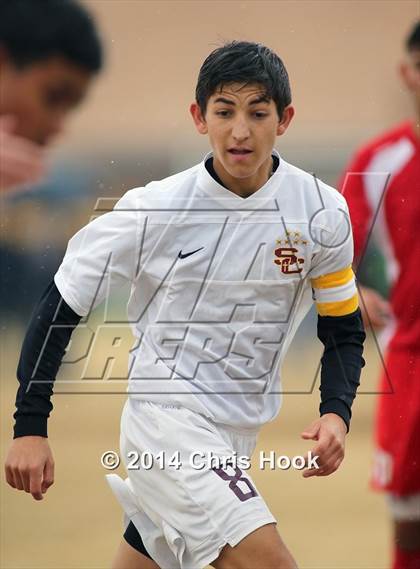 Thumbnail 1 in Tucson High Magnet School vs. Salpointe Catholic (Chris Maier Tournament - Semi Final Game) photogallery.