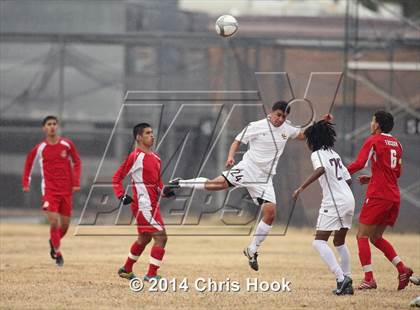 Thumbnail 1 in Tucson High Magnet School vs. Salpointe Catholic (Chris Maier Tournament - Semi Final Game) photogallery.