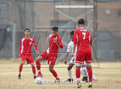 Thumbnail 3 in Tucson High Magnet School vs. Salpointe Catholic (Chris Maier Tournament - Semi Final Game) photogallery.