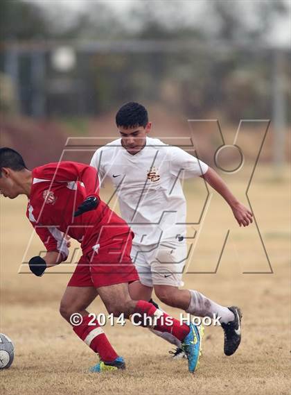 Thumbnail 3 in Tucson High Magnet School vs. Salpointe Catholic (Chris Maier Tournament - Semi Final Game) photogallery.