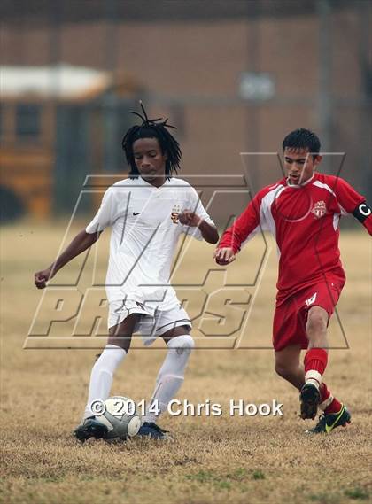Thumbnail 2 in Tucson High Magnet School vs. Salpointe Catholic (Chris Maier Tournament - Semi Final Game) photogallery.