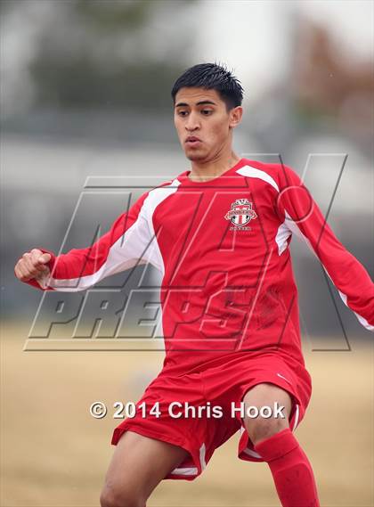 Thumbnail 1 in Tucson High Magnet School vs. Salpointe Catholic (Chris Maier Tournament - Semi Final Game) photogallery.