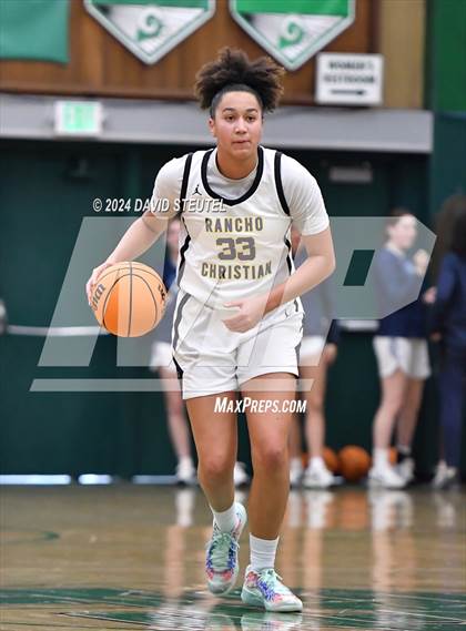 Thumbnail 2 in St. Mary's vs. Rancho Christian (St. Mary's MLK Showcase) photogallery.