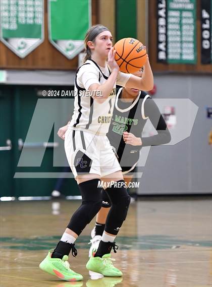 Thumbnail 2 in St. Mary's vs. Rancho Christian (St. Mary's MLK Showcase) photogallery.