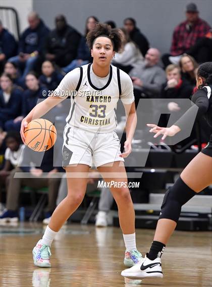 Thumbnail 3 in St. Mary's vs. Rancho Christian (St. Mary's MLK Showcase) photogallery.