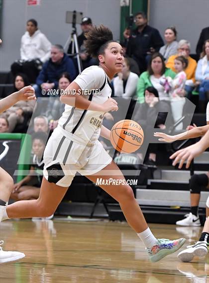 Thumbnail 1 in St. Mary's vs. Rancho Christian (St. Mary's MLK Showcase) photogallery.