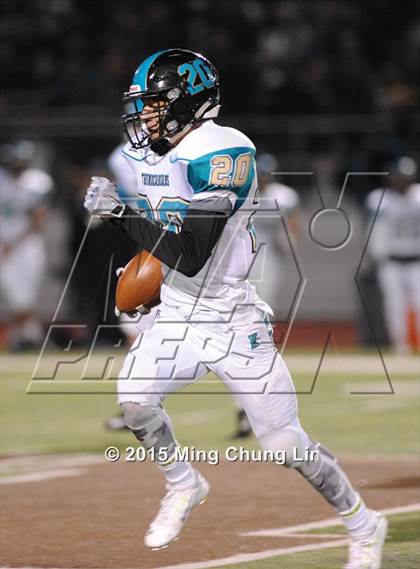 Thumbnail 3 in Saddleback Valley Christian vs. Kennedy (CIF SoCal Regional 5-A Division Final) photogallery.