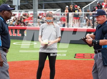 Thumbnail 2 in Melissa vs. Forney (UIL 5A Softball Regional Final) photogallery.