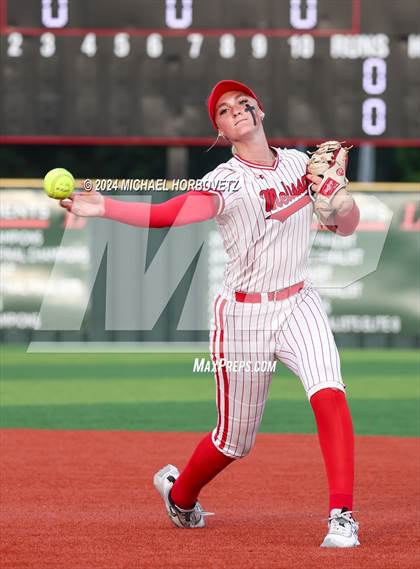 Thumbnail 1 in Melissa vs. Forney (UIL 5A Softball Regional Final) photogallery.
