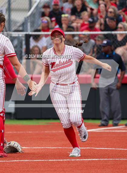 Thumbnail 1 in Melissa vs. Forney (UIL 5A Softball Regional Final) photogallery.
