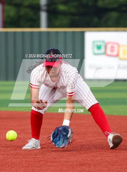 Thumbnail 1 in Melissa vs. Forney (UIL 5A Softball Regional Final) photogallery.
