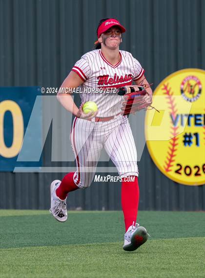 Thumbnail 1 in Melissa vs. Forney (UIL 5A Softball Regional Final) photogallery.