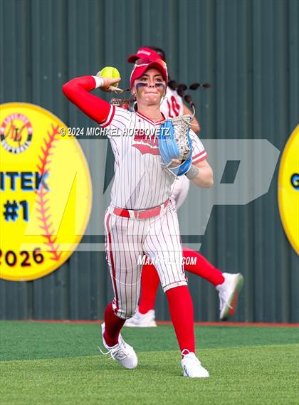 Thumbnail 2 in Melissa vs. Forney (UIL 5A Softball Regional Final) photogallery.