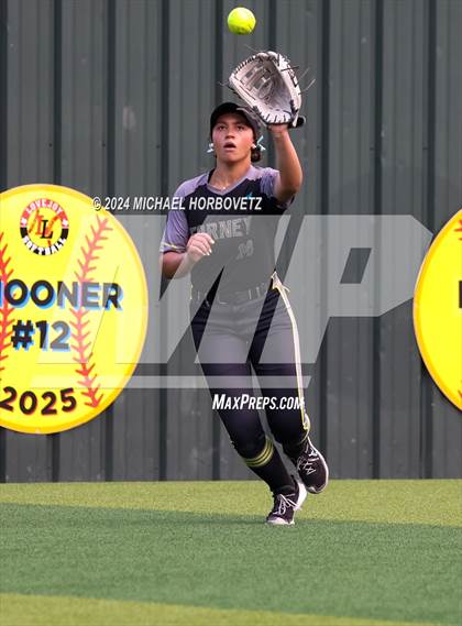 Thumbnail 2 in Melissa vs. Forney (UIL 5A Softball Regional Final) photogallery.
