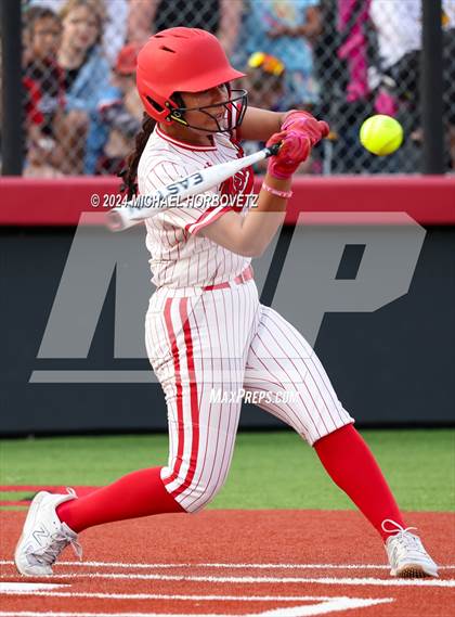 Thumbnail 1 in Melissa vs. Forney (UIL 5A Softball Regional Final) photogallery.