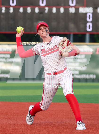 Thumbnail 3 in Melissa vs. Forney (UIL 5A Softball Regional Final) photogallery.
