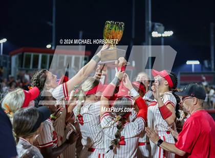 Thumbnail 1 in Melissa vs. Forney (UIL 5A Softball Regional Final) photogallery.