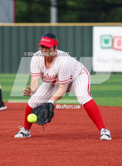 Thumbnail 3 in Melissa vs. Forney (UIL 5A Softball Regional Final) photogallery.