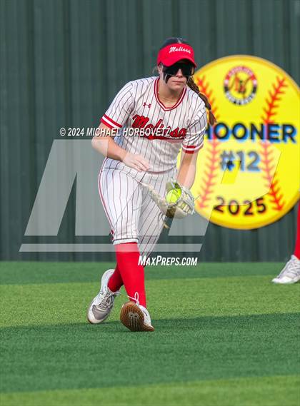 Thumbnail 2 in Melissa vs. Forney (UIL 5A Softball Regional Final) photogallery.