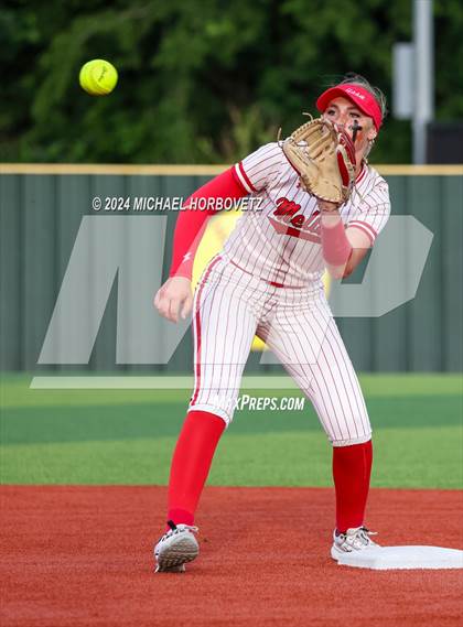Thumbnail 1 in Melissa vs. Forney (UIL 5A Softball Regional Final) photogallery.