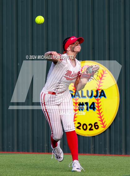 Thumbnail 1 in Melissa vs. Forney (UIL 5A Softball Regional Final) photogallery.
