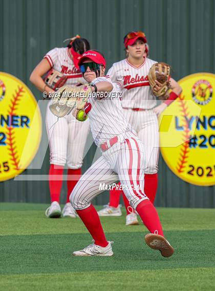 Thumbnail 3 in Melissa vs. Forney (UIL 5A Softball Regional Final) photogallery.