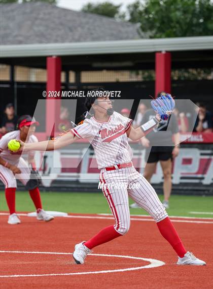 Thumbnail 1 in Melissa vs. Forney (UIL 5A Softball Regional Final) photogallery.