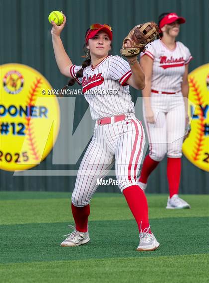 Thumbnail 3 in Melissa vs. Forney (UIL 5A Softball Regional Final) photogallery.