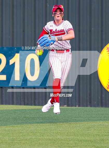 Thumbnail 3 in Melissa vs. Forney (UIL 5A Softball Regional Final) photogallery.