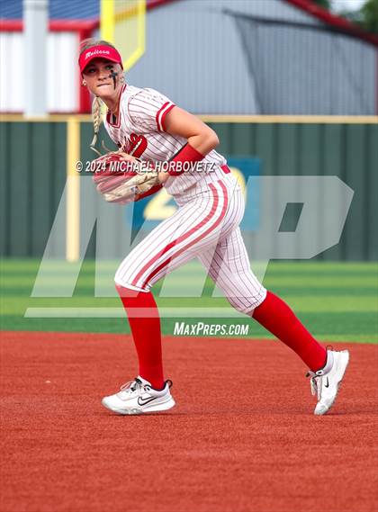 Thumbnail 3 in Melissa vs. Forney (UIL 5A Softball Regional Final) photogallery.
