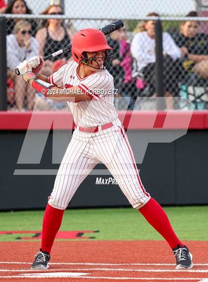 Thumbnail 1 in Melissa vs. Forney (UIL 5A Softball Regional Final) photogallery.